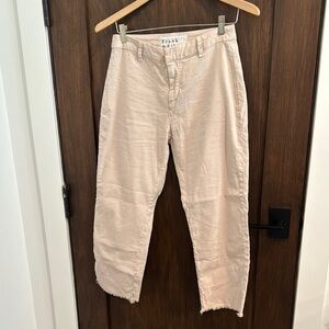 Frank & Eileen Beige Cropped Pants